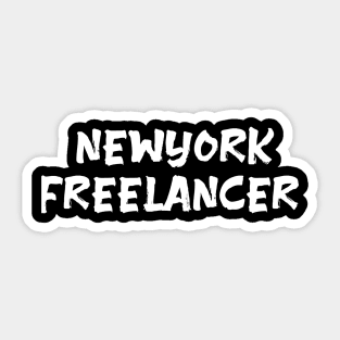 Newyork Freelancer Sticker